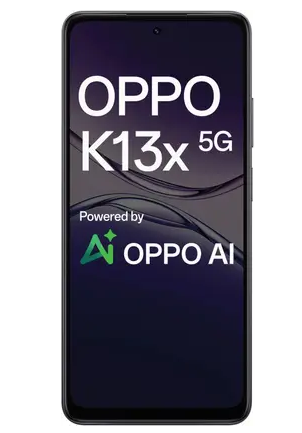 OPPO K13x 5G 6000mAh and 45W SUPERVOOC Charger & AI (Midnight Violet, 128 GB)  (8 GB RAM)